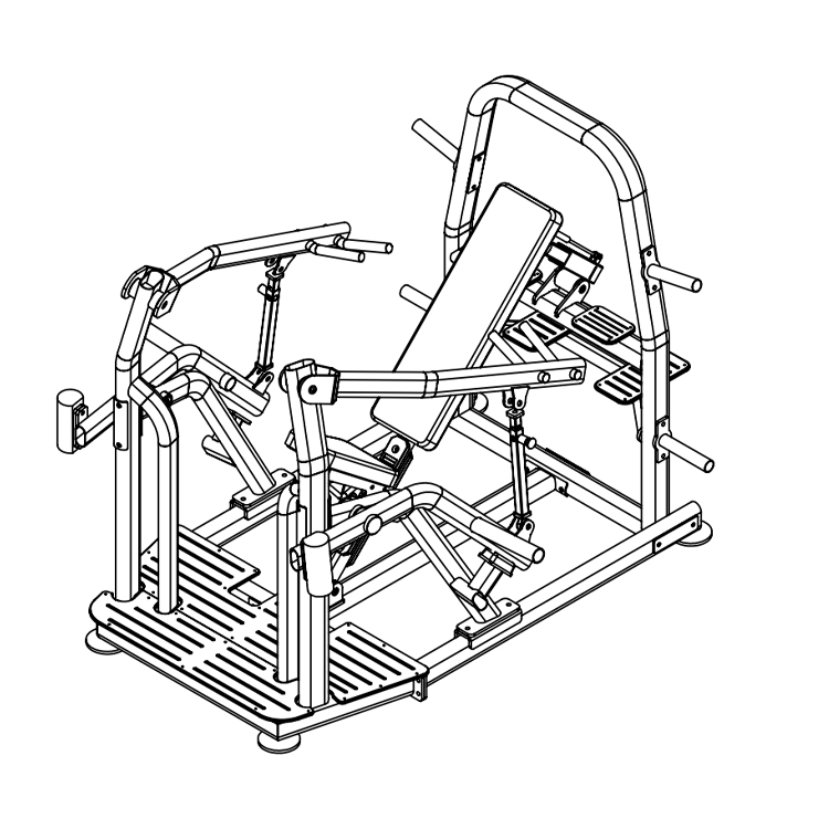  Incline Press（Dual Handle）<br />DLP205-B