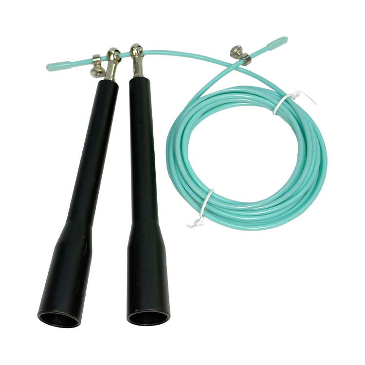 Short Handle Swivel Bearing Steel Wire Jump Rope<br />SF-50