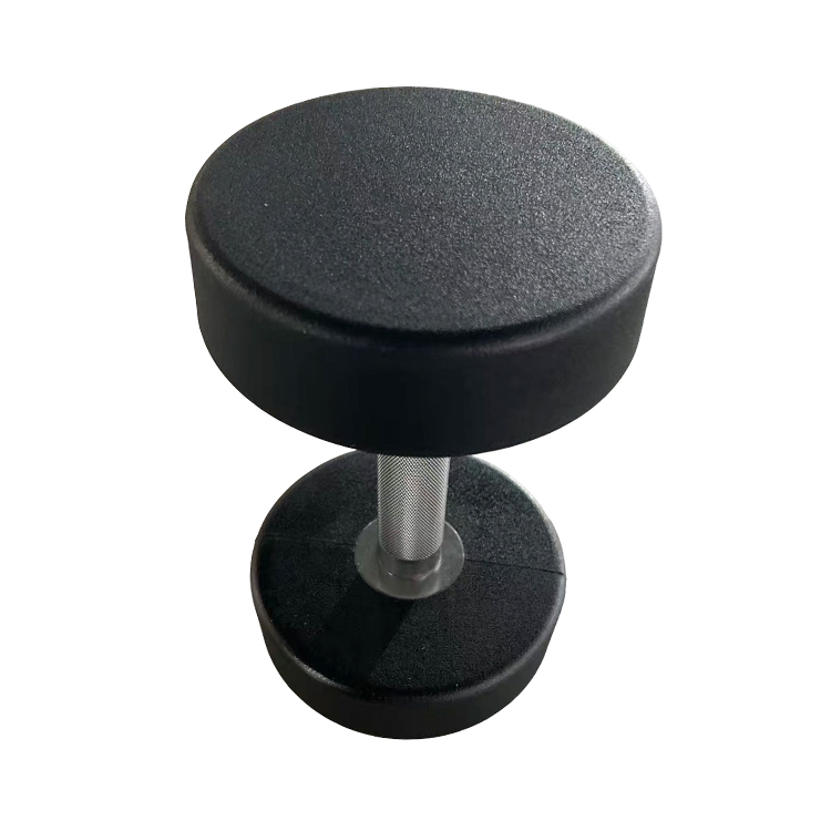 Custom Round CPU Dumbbell (Flat-Face Style With Textured Finish) Custom Round CPU Dumbbell (Flat-Face Style With Textured Finish)
