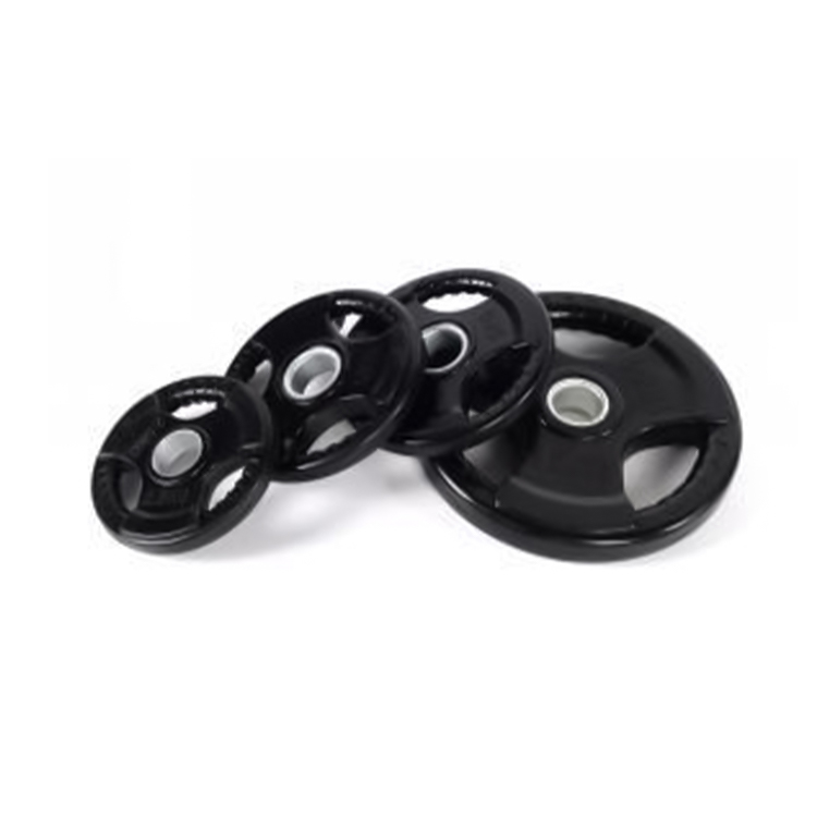 Black Rubber-coated Barbell Plates (kg)