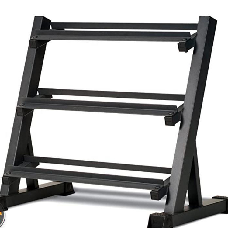 3-Tier Hex Dumbbell Rack (10-Pair Capacity)