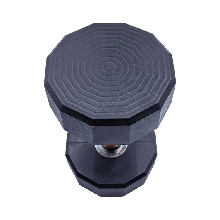 Custom 12-sided CPU Dumbbell With Water-Ripple Texture Custom 12-sided CPU Dumbbell With Water-Ripple Texture